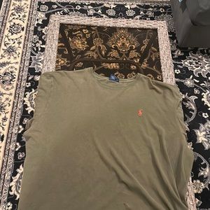 Army Green Large Polo T Shirt